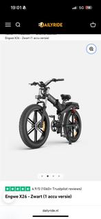 Engwe X26 Elektrische Fiets, Fietsen en Brommers, Elektrische fietsen, Ophalen of Verzenden, Zo goed als nieuw, 50 km per accu of meer