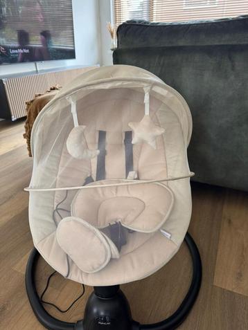 MamaLoes Noud Beige Elektrische Babyschommel ML050409 beschikbaar voor biedingen