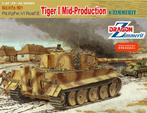 TOPSET! Dragon 1:35 Tiger I w. zimmerit + Friul + Aber loop, Overige merken, Tank, 1:32 tot 1:50, Nieuw
