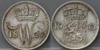 Mooi zilveren dubbeltje 1827 U - 10 cent 1827 U - Willem 1, Postzegels en Munten, Munten | Nederland, Verzenden, Zilver, 10 cent