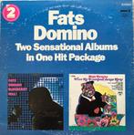 FATS DOMINO 2 LP: TWO SENSATIONAL ALBUMS IN ONE HIT PACKAGE, Cd's en Dvd's, Vinyl | Pop, Ophalen of Verzenden, 1960 tot 1980, Gebruikt