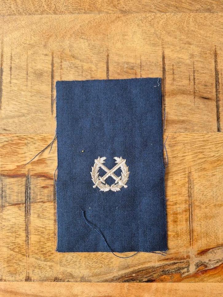 Halffabrikaat epaulet Rijkspolitie Politie Opperwachtmeester, Verzamelen, Militaria | Algemeen, Overige soorten, Embleem of Badge
