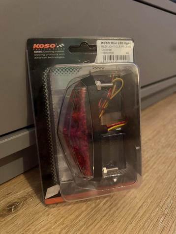 KOSO mini LED light, universal red/clear lens beschikbaar voor biedingen