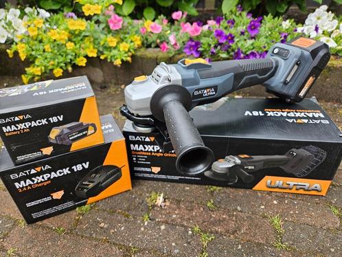 18V Brushless Accu Haakse Slijper met Accu en Lader € 125,00, Auto diversen, Autogereedschap, Nieuw, Ophalen of Verzenden