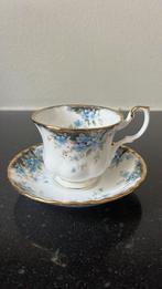 Royal Albert Windsor heren kop en schotel blauw/blue, Ophalen of Verzenden, Nieuw, Kop en/of schotel