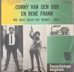 Conny van den Bos/René Frank, fav.expres, Wie weet waar het., Cd's en Dvd's, Vinyl Singles, Gebruikt, 7 inch, Single, Ophalen of Verzenden