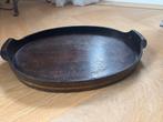 Dienblad, antiek, Ophalen of Verzenden, Zo goed als nieuw, Rond, Hout