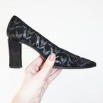 Zeer Mooie Petra Pisani Pumps -s15 (Maat 39½) € 45,-, Pumps, Zwart, Ophalen of Verzenden, Zo goed als nieuw