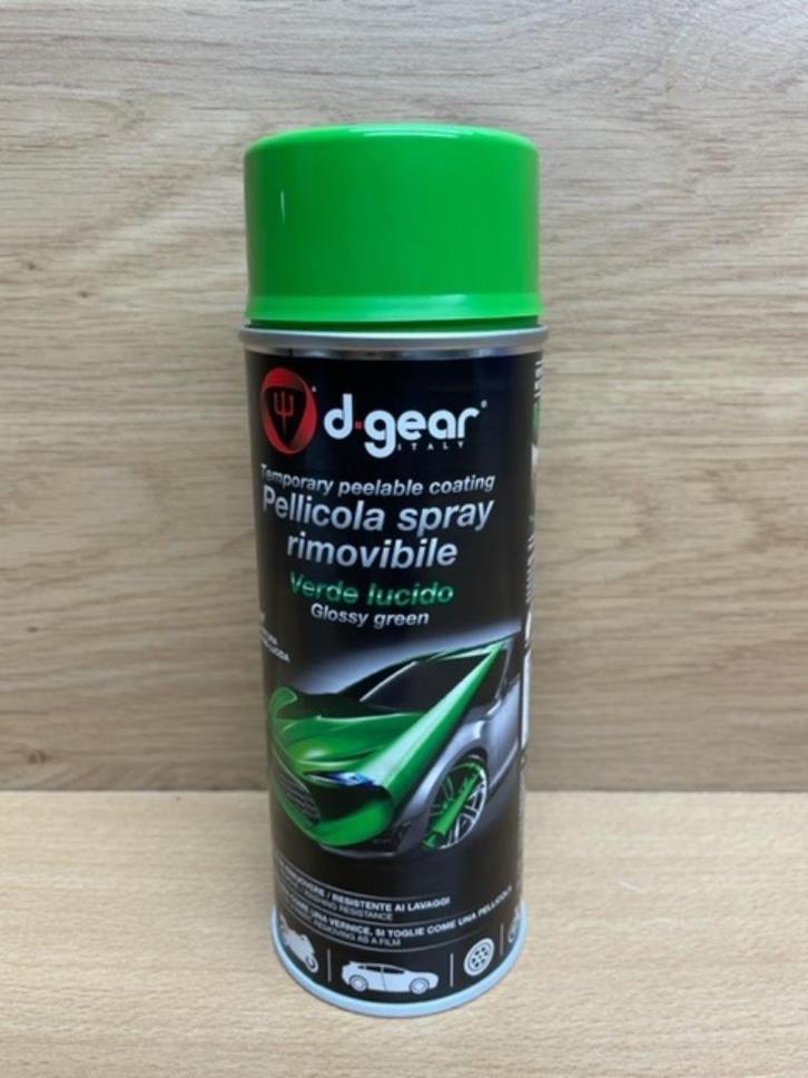 D-Gear removable coating groen glans 400ml., Auto diversen, Onderhoudsmiddelen, Ophalen of Verzenden