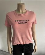 Pull&beart roze shirt maat S, Kleding | Dames, T-shirts, Maat 38/40 (M), Verzenden, Zo goed als nieuw, Korte mouw