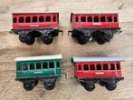 modeltrein spoor 0 blikken wagons antiek, Overige merken, Gebruikt, Gelijkstroom, Wagon