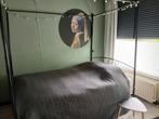 Hemelbed, Ophalen, Gebruikt, Zwart, 140 cm
