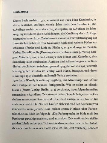 Kadinsky uber dad geistige in der kunst beschikbaar voor biedingen