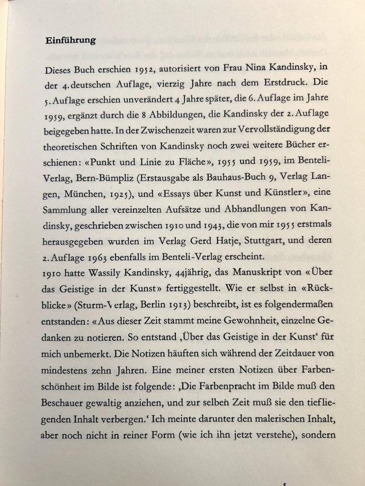 Kadinsky uber dad geistige in der kunst, Boeken, Kunst en Cultuur | Architectuur, Gelezen, Architectuur algemeen, Ophalen of Verzenden