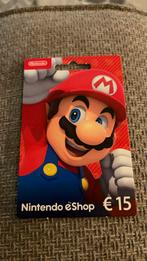 Nintendo tegoedbon 15 euro, 1 speler, Verzenden, Zo goed als nieuw, Vanaf 3 jaar