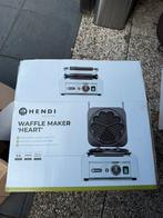 Hendi ‘Heart’ Wafelmaker – Hartjeswafels – Nieuw in Doos, Ophalen of Verzenden, Nieuw
