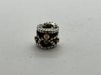 Z875 Pandora bolletjes diamant bedel met 14K, Pandora, Ophalen of Verzenden, X, Zilver
