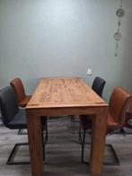 Bartafel met 4 barstoelen, Ophalen, Zo goed als nieuw