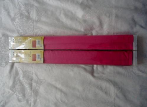 Nieuw 2X Vouwgordijn Roze, Huis en Inrichting, Stoffering | Gordijnen en Lamellen, Nieuw, 150 tot 200 cm, 100 tot 150 cm, Overige kleuren
