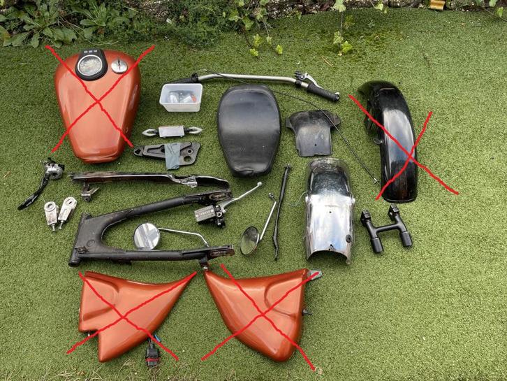 Onderdelen Yamaha XS650 / XS 650 en Ironhead, Motoren, Onderdelen | Yamaha, Gebruikt, Ophalen