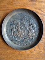 Koperen wandbord vintage, Ophalen of Verzenden