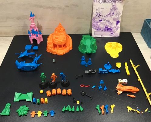 Vintage Onderdelen voor het Euro Disney Bord Spel uit 1992, Verzamelen, Disney, Gebruikt, Overige typen, Overige figuren, Ophalen of Verzenden