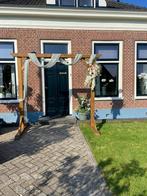 Trouwboog met stof en zonder bloemen., Ophalen, Gebruikt