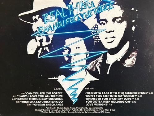 REAL THING- Can You Feel The Force lp ( Prince ), Cd's en Dvd's, Vinyl | Dance en House, Zo goed als nieuw, Disco, Ophalen of Verzenden