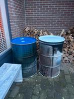 2 Vuurtonnen / olievaten - ideaal voor vuurkorf, Ophalen, Gebruikt, Staal, Minder dan 100 cm