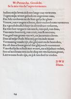 Sonnetten van P.C. Hooft (1923), Antiek en Kunst, Ophalen of Verzenden