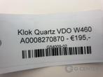Mercedes-Benz G-Klasse Klok Quartz VDO W460 A0008270870  G54, Auto-onderdelen, Dashboard en Schakelaars, Gebruikt, -, Ophalen of Verzenden