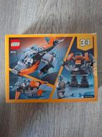 Lego creator 3 in 1 Cyber Drone nummer 31111, Ophalen of Verzenden, Zo goed als nieuw, Complete set, Lego