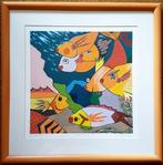 Zeefdruk, Petra Peschkes 2Gether Kleurrijk en origineel, Antiek en Kunst, Kunst | Litho's en Zeefdrukken, Ophalen of Verzenden