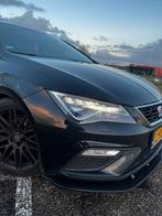 Seat Leon 1.5 TSI 170PK 2019 Zwart|PANO|FULL LED, Auto's, Seat, Voorwielaandrijving, 4 cilinders, Bluetooth, Leon