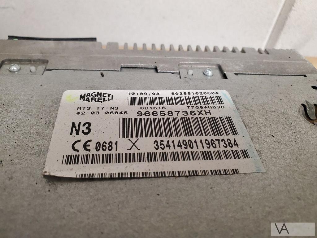 Peugeot 308 2007 tot 2010 radio navigatie 96658736xh €100, Ophalen of Verzenden, -, -, -