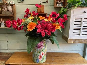 Nieuwe kunstbloemen/ boeket/ tafelboeket/bloemen/balieboeket beschikbaar voor biedingen