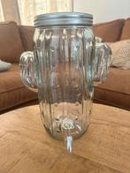 Drankdispenser - Glas - Met Kraantje - 4 L - Cactus, Ophalen, Zo goed als nieuw