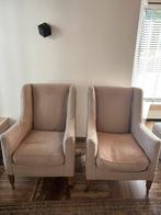 GRATIS - twee fauteuils, Huis en Inrichting, Fauteuils, Ophalen, Zo goed als nieuw, 75 tot 100 cm, 50 tot 75 cm