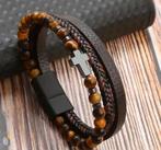 Leren armband., Sieraden, Tassen en Uiterlijk, Armbanden, Ophalen of Verzenden, Nieuw, Bruin, Leer