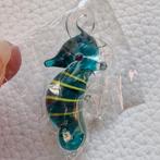 Hanger glas bedel zeepaardje glazen zeepaard glass pendant, Verzenden, Nieuw, Glas of Kristal
