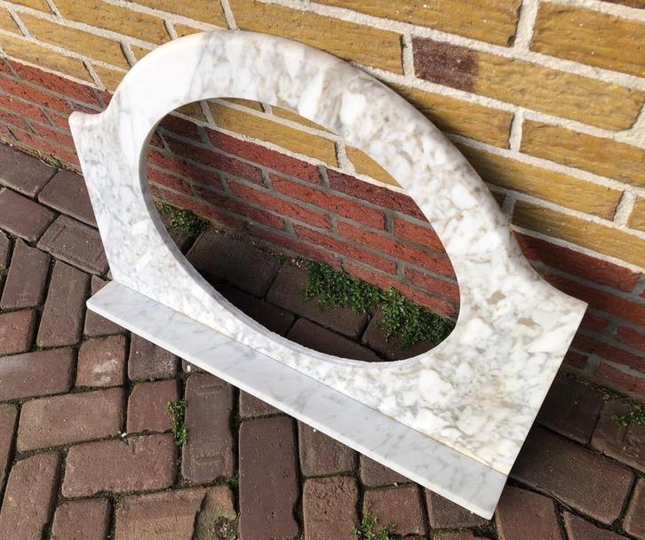 Carrara Marmer Wastafel blad 80 cm, Huis en Inrichting, Badkamer | Badkamermeubels, Overige typen, Minder dan 100 cm, Minder dan 50 cm