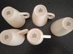 5 mokken Wedgwood, Huis en Inrichting, Keuken | Servies, Ophalen, Zo goed als nieuw, Wedgwood, Kop(pen) en/of Schotel(s)