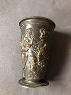 Grand tour bronzen beker italie 1870, Ophalen of Verzenden, Brons