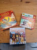 Kinderspellen Catan Junior, Monopoly Junior, Ticket, Hobby en Vrije tijd, Gezelschapsspellen | Bordspellen, Gebruikt, Diverse