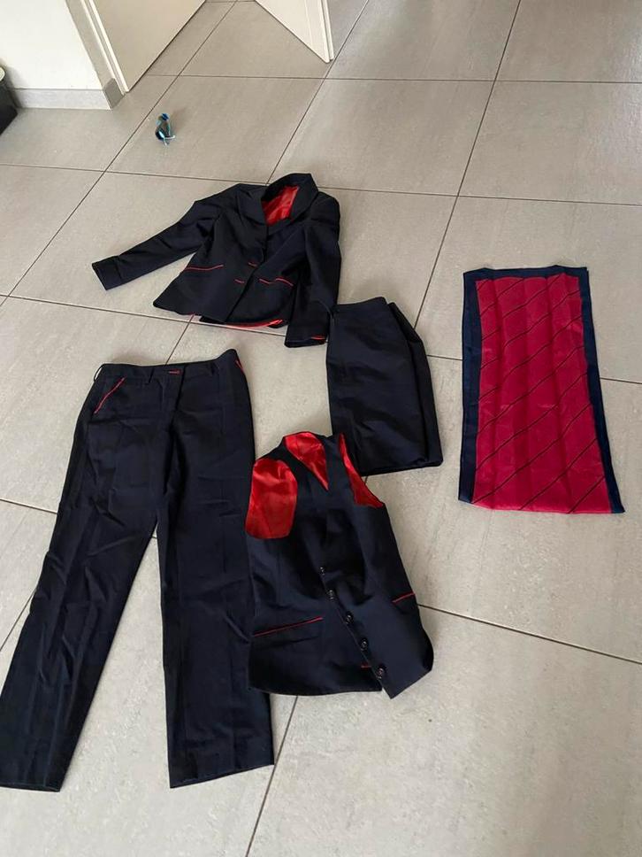 Luchtvaartdienstverlener Kleding - Maat 34, Kleding | Dames, Jasjes, Kostuums en Pakken, Gedragen, Kostuum of Pak, Maat 34 (XS) of kleiner
