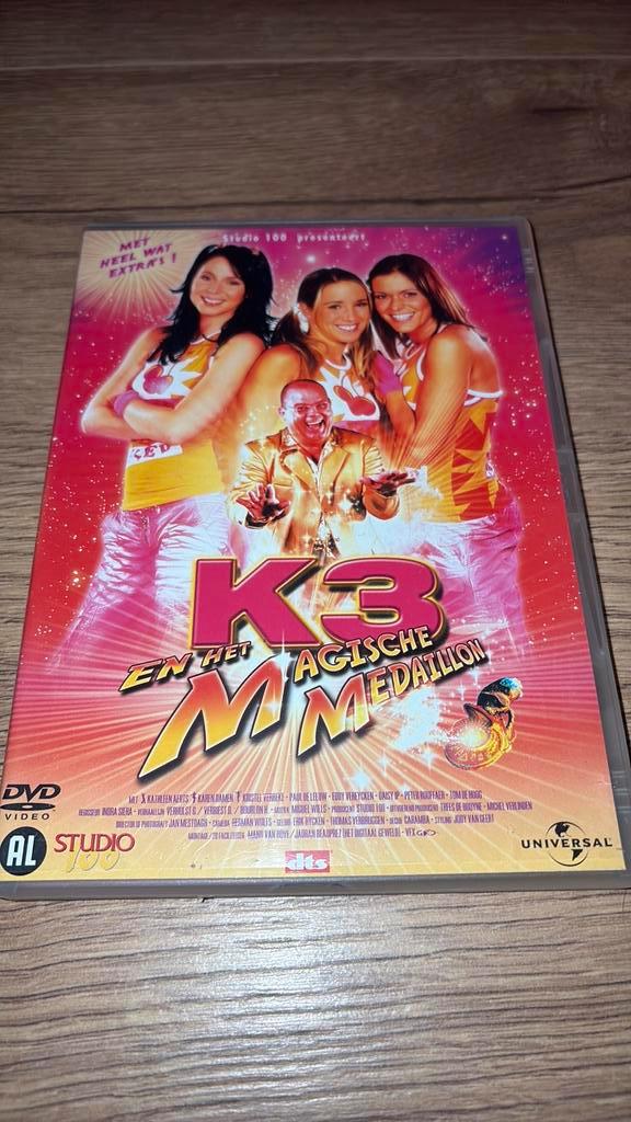 K3 en het Magische Medaillon met Paul de Leeuw., Cd's en Dvd's, Dvd's | Kinderen en Jeugd, Zo goed als nieuw, Alle leeftijden