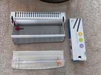 Inbindmachine inclusief papier snijder en nog 6 inbindringen, Ophalen