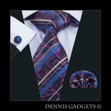 Dennis Gadgets: 100 % zijden stropdas ( 3 delig !! ) DG1753 beschikbaar voor biedingen