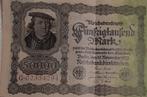 Reichsbanknote 50000 Mark, Postzegels en Munten, Ophalen of Verzenden, Duitsland, Los biljet