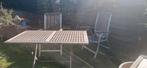 Houten tuinset NU: 50 euro, Ophalen of Verzenden, Gebruikt, Hout